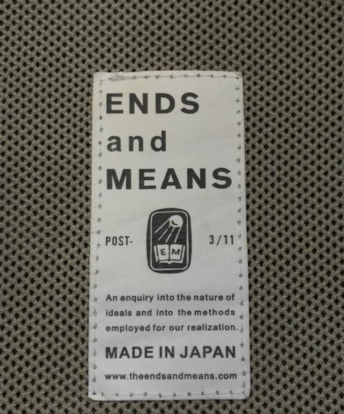 ENDS and MEANS（エンズアンド ミーンズ）ENDS AND MEANS (エンズアンド ミーンズ) ハガーストン パーカ／ジップパーカー ブラック サイズ:Mの古着・服飾アイテム