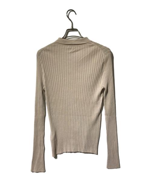 EVERYDAY I LIKE.（エヴリデイ アイ ライク）EVERYDAY I LIKE. (エヴリデイ アイ ライク) ポロシャツニットカーディガン/ロングスリーブカーディガン ベージュ サイズ:表記なしの古着・服飾アイテム