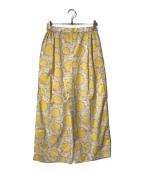 Curensologyカレンソロジー）の古着「CLリバティワイドPT/イージーパンツ」｜イエロー