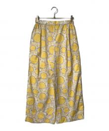 Curensology（カレンソロジー）の古着「CLリバティワイドPT/イージーパンツ」｜イエロー