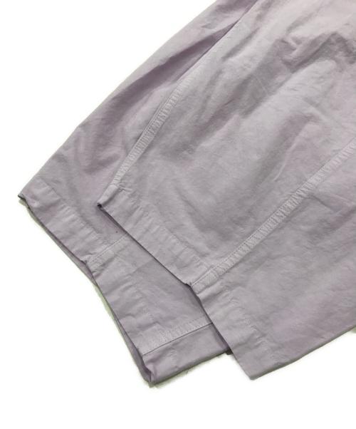 Curensology（カレンソロジー）Curensology (カレンソロジー) コットンリネンドロストパンツ/イージーパンツ パープル サイズ:Free 未使用品の古着・服飾アイテム