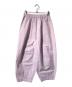 Curensology（カレンソロジー）の古着「コットンリネンドロストパンツ/イージーパンツ」｜パープル