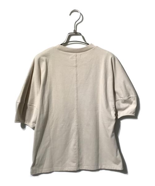 CASA FLINE（カーサフライン）CASA FLINE (カーサフライン) Noble (ノーブル) 別注オーガニックコットンTシャツ ベージュ サイズ:ＦＲＥＥの古着・服飾アイテム