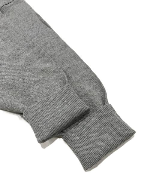 Curensology（カレンソロジー）Curensology (カレンソロジー) リネンクルーネックニットチュニック グレー サイズ:Fの古着・服飾アイテム