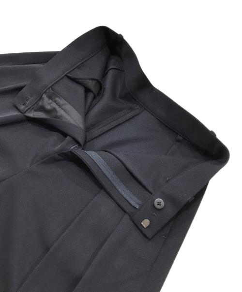 Curensology（カレンソロジー）Curensology (カレンソロジー) ドスキンツータックパンツ ネイビー サイズ:38の古着・服飾アイテム