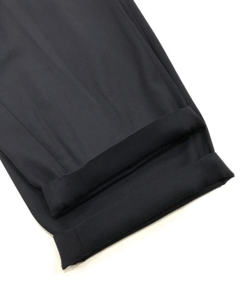 Curensology（カレンソロジー）Curensology (カレンソロジー) ドスキンツータックパンツ ネイビー サイズ:38の古着・服飾アイテム