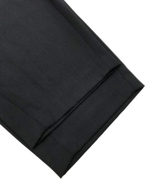 Curensology（カレンソロジー）Curensology (カレンソロジー) ドスキンツータックパンツ/ハイウエストパンツ ブラック サイズ:38の古着・服飾アイテム