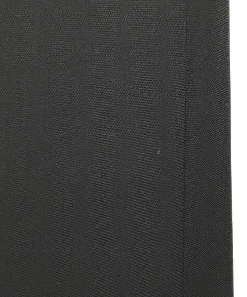 Curensology（カレンソロジー）Curensology (カレンソロジー) ドスキンツータックパンツ/ハイウエストパンツ ブラック サイズ:38の古着・服飾アイテム