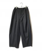 IENAイエナ）の古着「TWコクーンパンツ/ワイドパンツ」｜ブラック