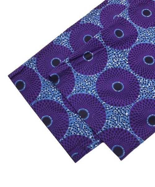 LE GLAZIK（ル グラジック）LE GLAZIK (ル グラジック) コットンバティックプリントドローストリングパンツ/イージーパンツ パープル サイズ:36の古着・服飾アイテム