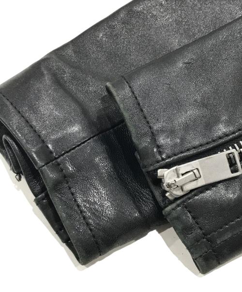 Saint Laurent Paris（サンローランパリ）Saint Laurent Paris (サンローランパリ) ラムレザークラシックモーターサイクル ダブルライダース ジャケット／レザージャケット ブラック サイズ:44の古着・服飾アイテム