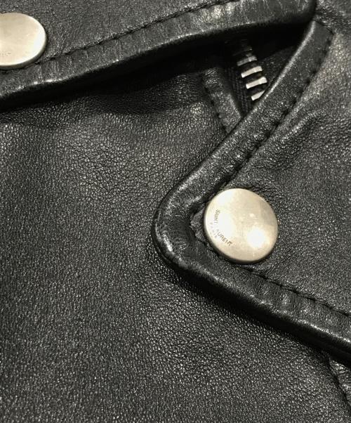 Saint Laurent Paris（サンローランパリ）Saint Laurent Paris (サンローランパリ) ラムレザークラシックモーターサイクル ダブルライダース ジャケット／レザージャケット ブラック サイズ:44の古着・服飾アイテム