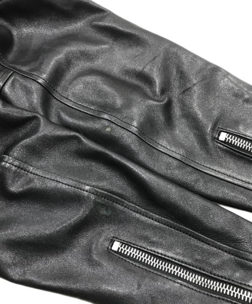 Saint Laurent Paris（サンローランパリ）Saint Laurent Paris (サンローランパリ) ラムレザークラシックモーターサイクル ダブルライダース ジャケット／レザージャケット ブラック サイズ:44の古着・服飾アイテム