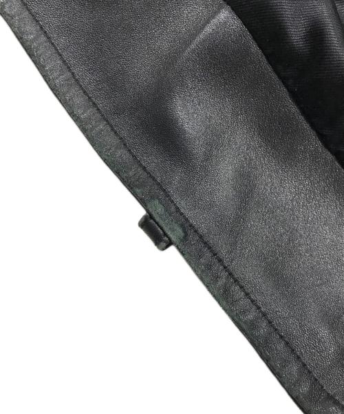 Saint Laurent Paris（サンローランパリ）Saint Laurent Paris (サンローランパリ) ラムレザークラシックモーターサイクル ダブルライダース ジャケット／レザージャケット ブラック サイズ:44の古着・服飾アイテム