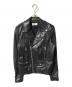 Saint Laurent Paris（サンローランパリ）の古着「ラムレザークラシックモーターサイクル ダブルライダース ジャケット／レザージャケット」｜ブラック