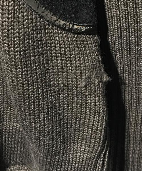 STONE ISLAND（ストーンアイランド）STONE ISLAND (ストーンアイランド) 切替ニットパーカー グレー サイズ:Sの古着・服飾アイテム