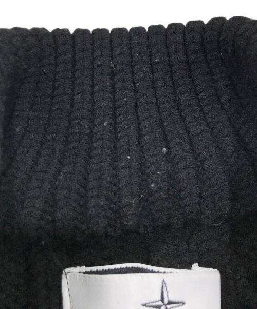 STONE ISLAND（ストーンアイランド）STONE ISLAND (ストーンアイランド) ドライバーズニット ブラック サイズ:Sの古着・服飾アイテム