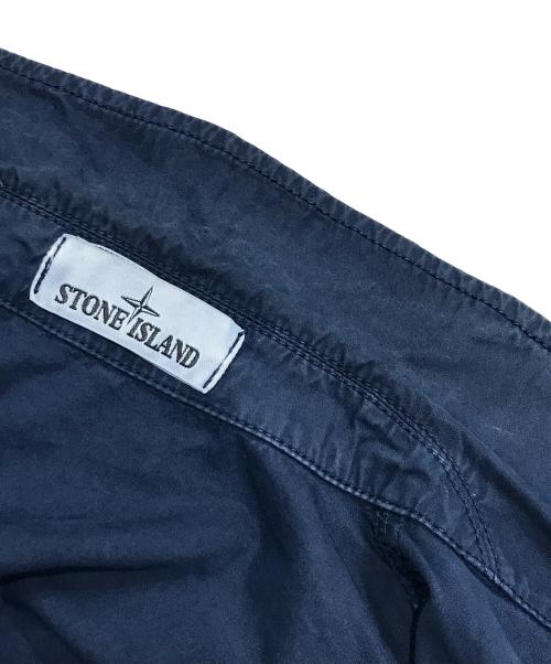 STONE ISLAND（ストーンアイランド）STONE ISLAND (ストーンアイランド) ダブルフラップポケットジップジャケット/ダブルジップジャケット ネイビー サイズ:Sの古着・服飾アイテム
