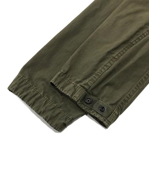 STONE ISLAND（ストーンアイランド）STONE ISLAND (ストーンアイランド) ガーメント加工ダイミリタリーブルゾン/ミリタリージャケット カーキ サイズ:Sの古着・服飾アイテム