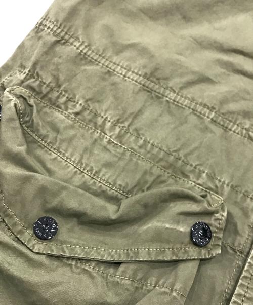 STONE ISLAND（ストーンアイランド）STONE ISLAND (ストーンアイランド) ガーメント加工ダイミリタリーブルゾン/ミリタリージャケット カーキ サイズ:Sの古着・服飾アイテム