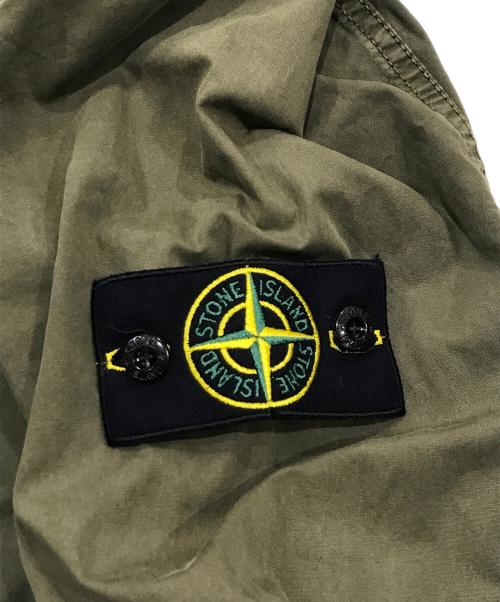 STONE ISLAND（ストーンアイランド）STONE ISLAND (ストーンアイランド) ガーメント加工ダイミリタリーブルゾン/ミリタリージャケット カーキ サイズ:Sの古着・服飾アイテム
