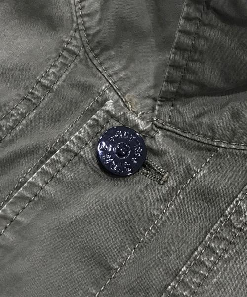 STONE ISLAND（ストーンアイランド）STONE ISLAND (ストーンアイランド) ガーメント加工ダイミリタリーブルゾン/ミリタリージャケット カーキ サイズ:Sの古着・服飾アイテム