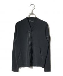 STONE ISLAND（ストーンアイランド）の古着「Ｖネックジップカーディガン」｜ブラック
