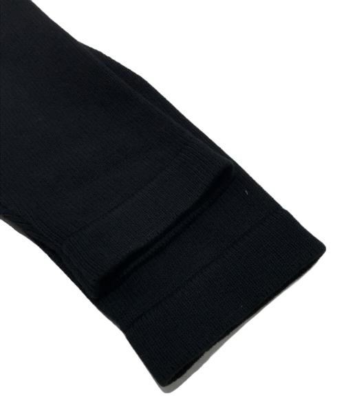 STONE ISLAND（ストーンアイランド）STONE ISLAND (ストーンアイランド) Ｖネックジップカーディガン ブラック サイズ:Sの古着・服飾アイテム