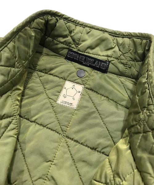 STONE ISLAND（ストーンアイランド）STONE ISLAND (ストーンアイランド) キルティングライナージャケット カーキ サイズ:Sの古着・服飾アイテム