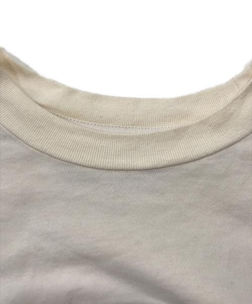 WIND AND SEA（ウィンダンシー）WIND AND SEA (ウィンダンシー) ロゴ刺繍ロングスリーブカットソー ベージュ サイズ:Ｌの古着・服飾アイテム