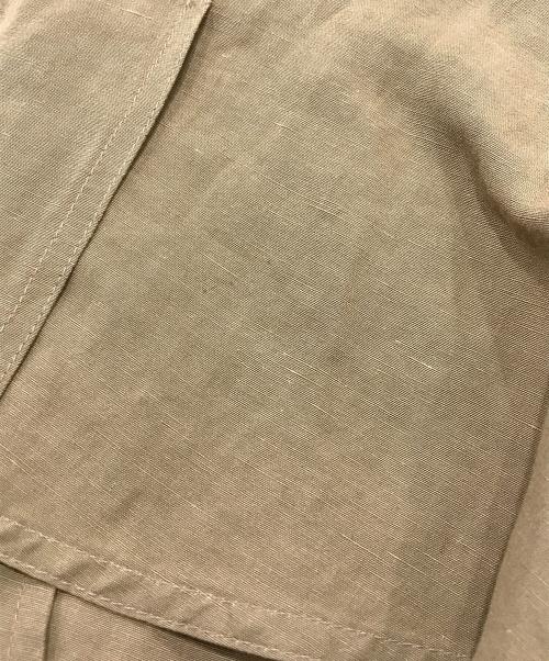 GUCCI（グッチ）GUCCI (グッチ) リネン3Bジャケット/ショートジャケット ブラウン サイズ:38の古着・服飾アイテム