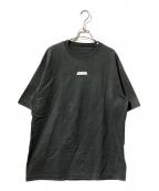 ISSUETHINGSイシューシングス）の古着「INSIDE OUT T-SHIRT/半袖カットソー」｜ブラック