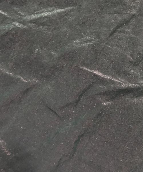 STONE ISLAND（ストーンアイランド）STONE ISLAND (ストーンアイランド) 2WAY比翼シャツ/長袖シャツ/半袖シャツ ネイビー×玉虫色 サイズ:Sの古着・服飾アイテム