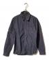 STONE ISLAND（ストーンアイランド）の古着「2WAY比翼シャツ/長袖シャツ/半袖シャツ」｜ネイビー×玉虫色