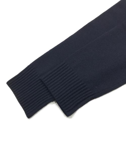 STONE ISLAND（ストーンアイランド）STONE ISLAND (ストーンアイランド) タクティカルストレッチ・ウールインターシャジップジャケット/ダブルジップジャケット ネイビー×ブラック サイズ:Sの古着・服飾アイテム