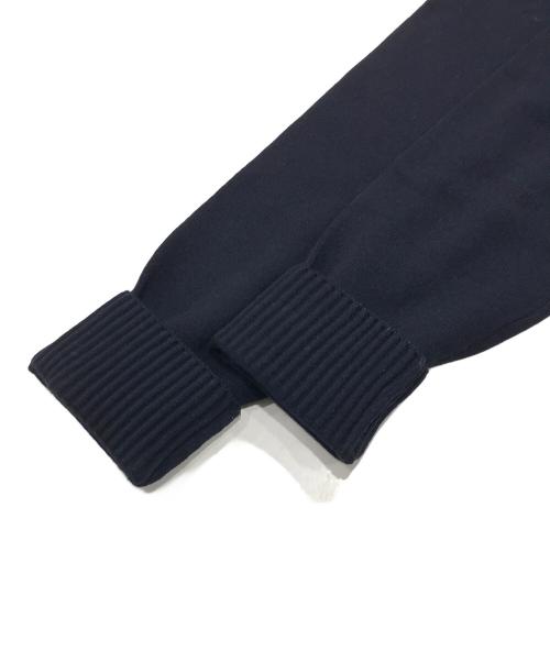 STONE ISLAND（ストーンアイランド）STONE ISLAND (ストーンアイランド) タクティカルストレッチ・ウールインターシャジップジャケット/ダブルジップジャケット ネイビー×ブラック サイズ:Sの古着・服飾アイテム