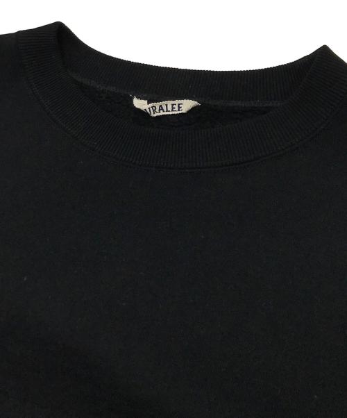 AURALEE（オーラリー）AURALEE (オーラリー) SMOOTH SOFT BD SWEAT P/O/裏起毛スウェット ブラック サイズ:5の古着・服飾アイテム