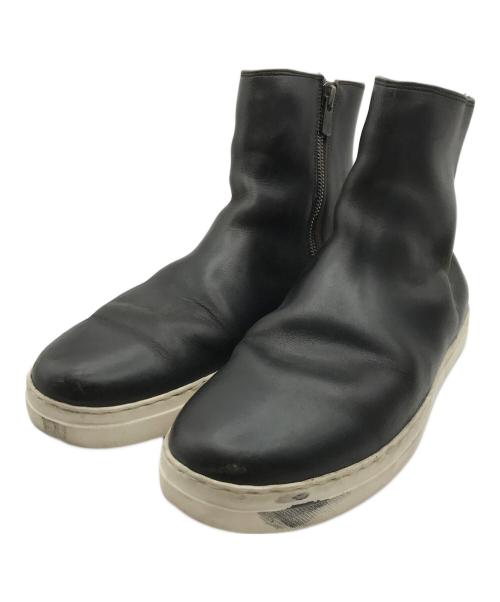KAZUYUKI KUMAGAI ATTACHMENT（カズユキクマガイ アタッチメント）KAZUYUKI KUMAGAI ATTACHMENT (カズユキクマガイ アタッチメント) サイドジップブーツ/ビブラムソールブーツ ブラック サイズ:43の古着・服飾アイテム
