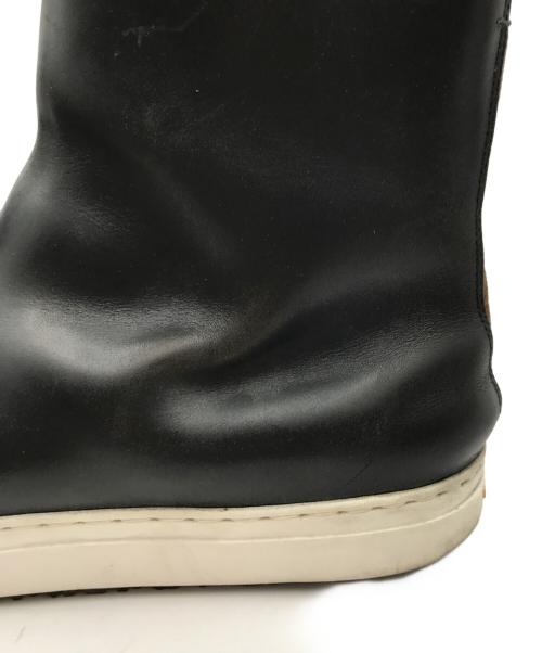 KAZUYUKI KUMAGAI ATTACHMENT（カズユキクマガイ アタッチメント）KAZUYUKI KUMAGAI ATTACHMENT (カズユキクマガイ アタッチメント) サイドジップブーツ/ビブラムソールブーツ ブラック サイズ:43の古着・服飾アイテム