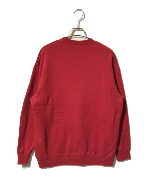 UNDERCOVER（アンダーカバー）UNDERCOVER (アンダーカバー) ケーキプリントクルーネックスウェットシャツ/柄スウェット レッド サイズ:１の古着・服飾アイテム