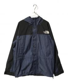 THE NORTH FACE（ザ ノース フェイス）の古着「マウンテンライトデニムジャケット/ゴアテックスジャケット」｜ネイビー×ブラック