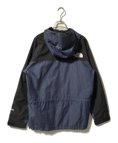 THE NORTH FACE（ザ ノース フェイス）THE NORTH FACE (ザ ノース フェイス) マウンテンライトデニムジャケット/ゴアテックスジャケット ネイビー×ブラック サイズ:XLの古着・服飾アイテム