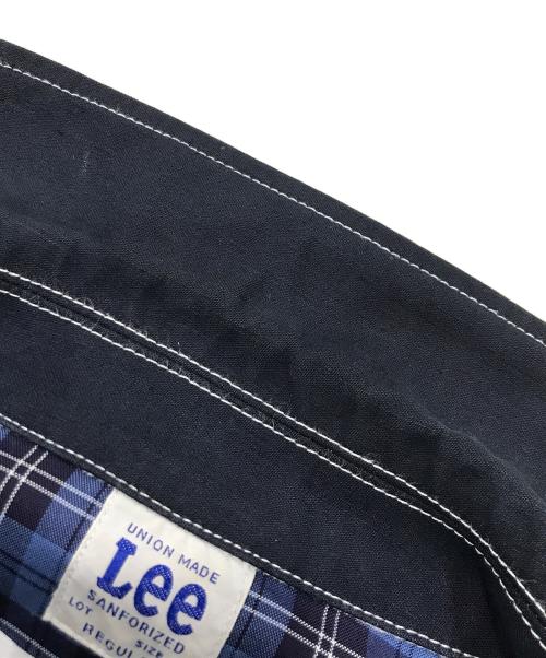 LEE（リー）LEE (リー) eYe COMME des GARCONS JUNYAWATANABE MAN (アイ コム デ ギャルソン ジュンヤ ワタナベ マン) カモ柄切替ジップカバーオール/コットンジャケット インディゴ サイズ:Lの古着・服飾アイテム