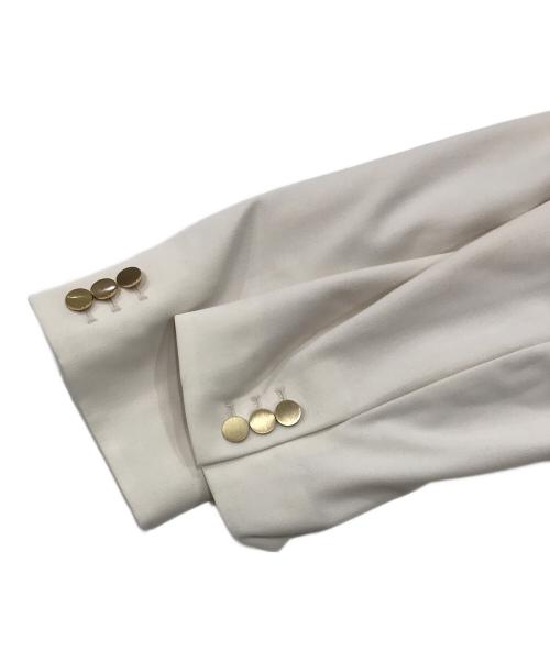 Mila Owen（ミラオーウェン）Mila Owen (ミラオーウェン) 金釦ダブルブレストロングブレザー ホワイト サイズ:Freeの古着・服飾アイテム