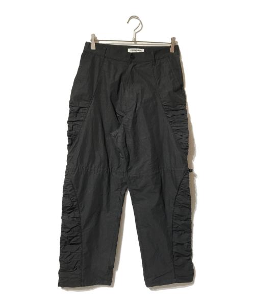 PARANOID（パラノイド）PARANOID (パラノイド) ギャザーパンツ/ナイロンパンツ ブラック サイズ:Mの古着・服飾アイテム