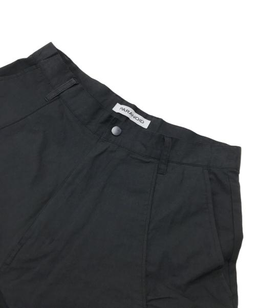 PARANOID（パラノイド）PARANOID (パラノイド) ギャザーパンツ/ナイロンパンツ ブラック サイズ:Mの古着・服飾アイテム