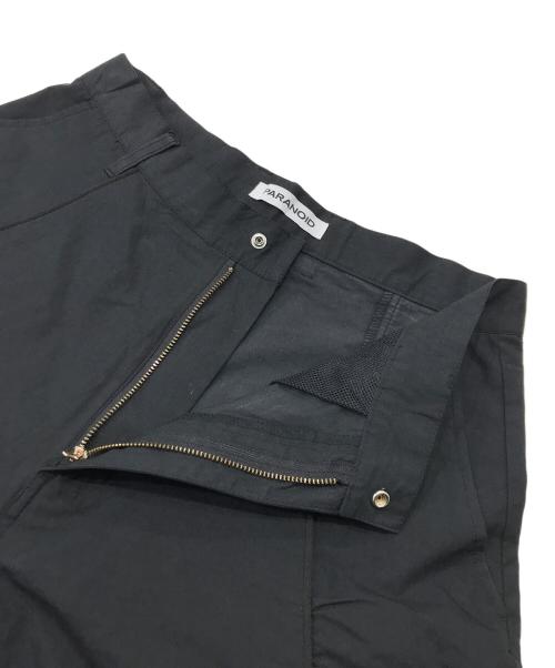 PARANOID（パラノイド）PARANOID (パラノイド) ギャザーパンツ/ナイロンパンツ ブラック サイズ:Mの古着・服飾アイテム