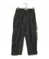 PARANOID（パラノイド）の古着「ギャザーパンツ/ナイロンパンツ」｜ブラック