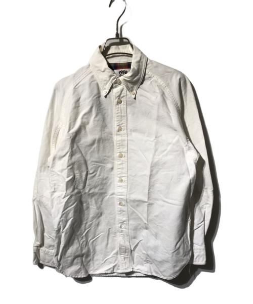 eYe COMME des GARCONS JUNYAWATANABE MAN（アイ コム デ ギャルソン ジュンヤ ワタナベ マン）eYe COMME des GARCONS JUNYAWATANABE MAN (アイ コム デ ギャルソン ジュンヤ ワタナベ マン) 切替ボタンダウンシャツ/ボタンダウンシャツ ホワイト サイズ:Ｓの古着・服飾アイテム