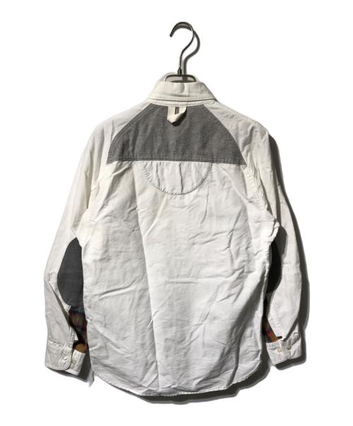 eYe COMME des GARCONS JUNYAWATANABE MAN（アイ コム デ ギャルソン ジュンヤ ワタナベ マン）eYe COMME des GARCONS JUNYAWATANABE MAN (アイ コム デ ギャルソン ジュンヤ ワタナベ マン) 切替ボタンダウンシャツ/ボタンダウンシャツ ホワイト サイズ:Ｓの古着・服飾アイテム